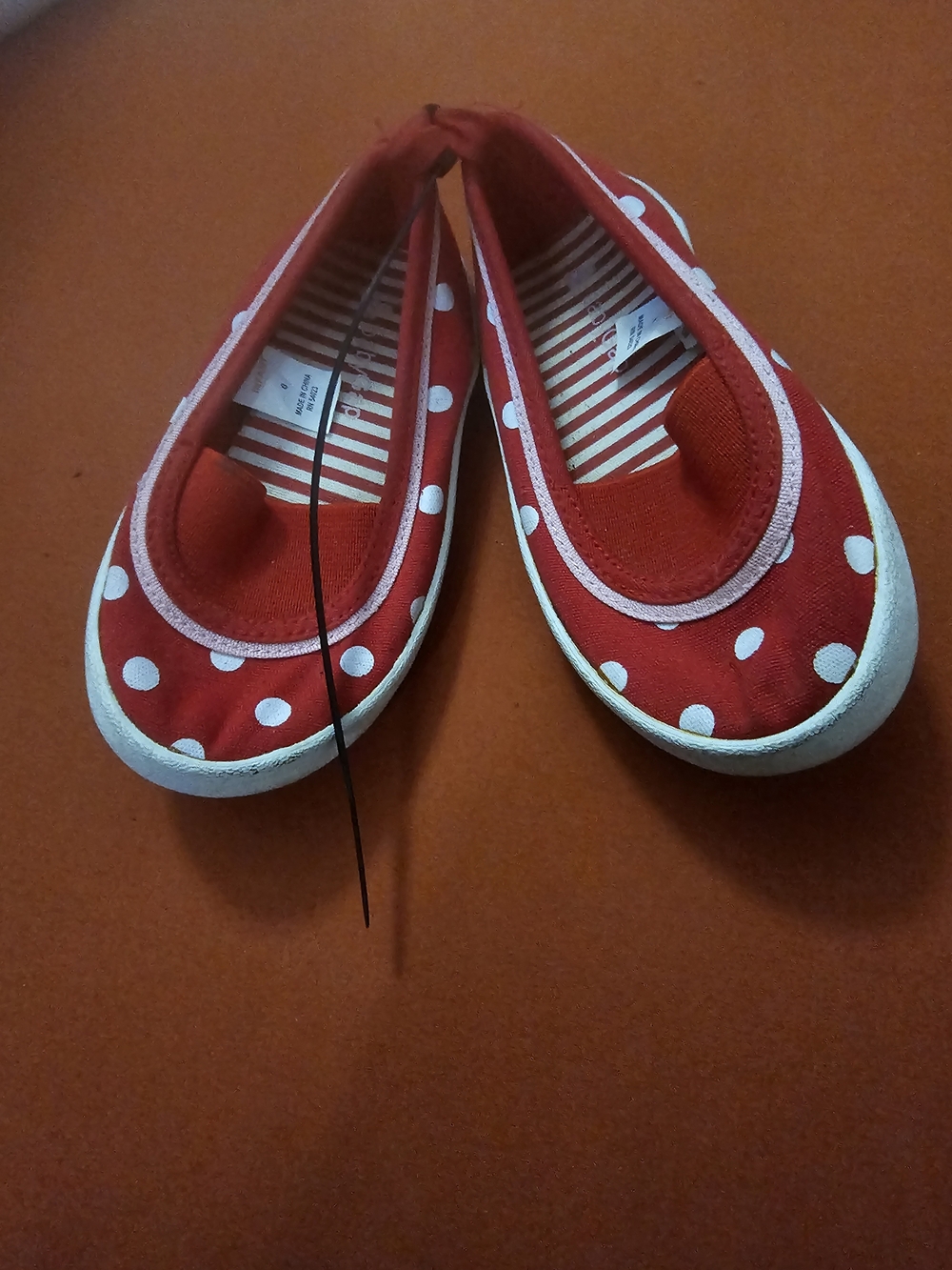 GAP Kids Red Polka Dot Slip-Ons